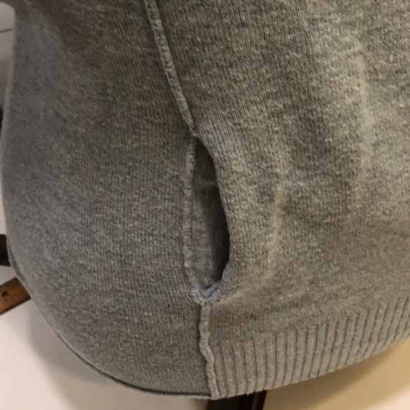 Banana Republic Heritage Collection Gray/Blue Wool Blend  Sweater Sz XS - Picture 10 of 14